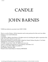 Barnes John — Candle