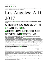 Wylie Philip — Los Angeles AD 2017