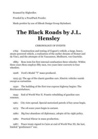 Hensley, J L — The Black Roads