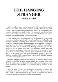 Dick, Philip Kindred — The Hanging Stranger