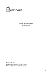 Lee, William M — Junior Achievement