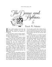 Adams, Frank R — The Dame and Pythias