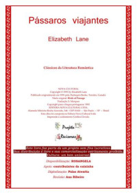 Lane Elizabeth — Passaros viajantes