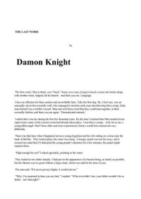 Knight Damon — The Last Word