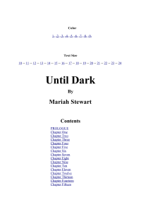 Stewart Mariah — Until Dark