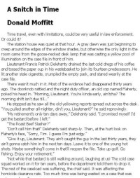 Moffitt Donald — A Snitch in Time