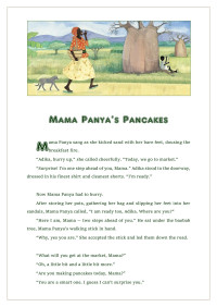 Mary and Rich Chamberlin; Julia Cairns; Illustrated short stories — Mama Panya's Pancakes: A village tale from Kenya