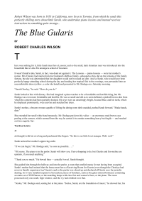Wilson, Robert Charles — The Blue Gularis