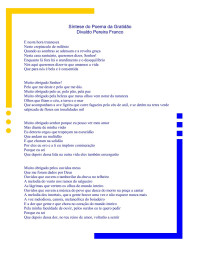 Franco, Divaldo Pereira — Poema da Gratidao