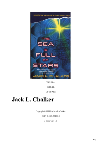 Chalker, Jack L — The Sea is Full of Stars