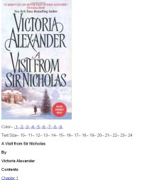 Alexander Victoria — A Visit From Sir Nicholas