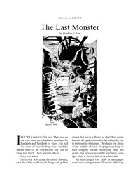 Fox, Gadner F — The Last Monster
