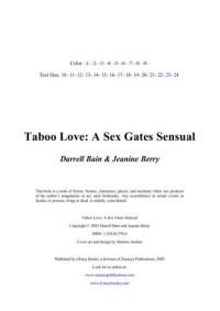 Bain Darrell; Berry Jeanine — Taboo Love