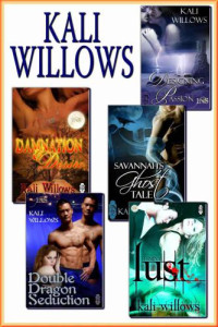 Willows Kali — Shadowed Desires Series (Double Dragon Seduction; Damnation & Desire; Designing Passion; Terminal Lust; Savannah's Ghost Tale)