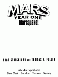 Strickland Brad — Marsquake!