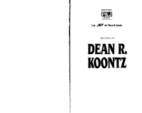 Koontz, Dean R — Darkfall