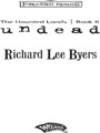 Byers, Richard Lee — Undead The Haunted Lands