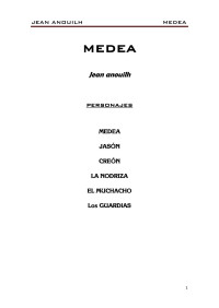Jean Anouilh — Medea MEDEA