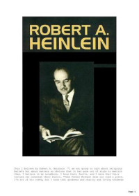 Heinlein, Robert A — This I Believe