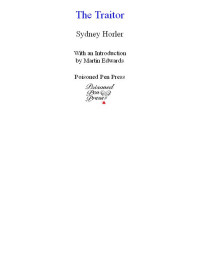 Horler Sydney — The Traitor