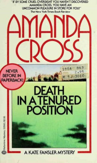 Cross Amanda — Death in a Tenured Position