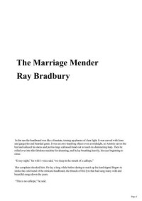 Bradbury Ray — The Marriage Mender
