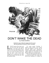 Morris Frank — Don't Wake the Dead