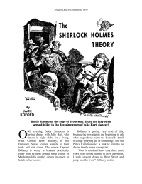 Kofoed Jack — The Sherlock Holmes Theory