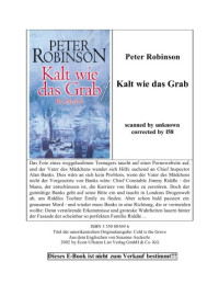 Robinson Peter — Kalt wie das Grab