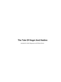 Magnusson Eirikr (Tranlated); Morris William — The Tale Of Hogni And Hedinn