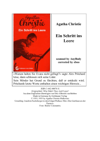 Christie Agatha — Ein Schritt ins Leere