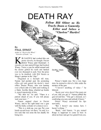 Ernst Paul — Death Ray