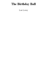 Lowry Lois — The Birthday Ball