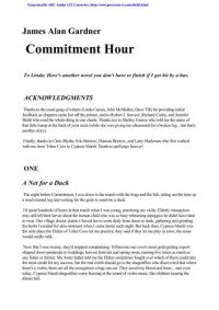 Gardner, James Alan — Commitment Hour