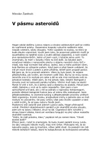 Žamboch Miroslav — V pásmu asteroidů