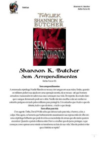 Butcher, Shannon K — Sem arrependimentos twkliek