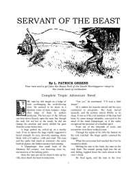 Greene, L Patrick — Servant of the Beast