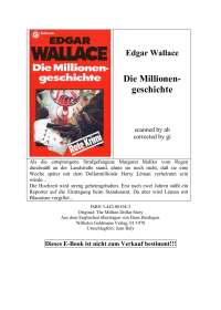 Wallace Edgar — Die Millionengeschichte