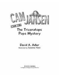 Adler, David A — The Triceratops Pops Mystery