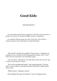 Bryant Edward — Blood is not Enough - Good Kids