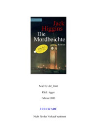 Higgins Jack — Die Mordbeichte