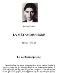 Franz Kafka — La métamorphose