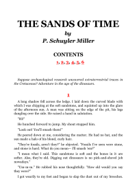 Miller, P Schuyler — The Sands of Time