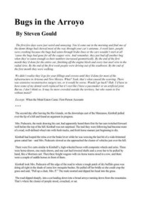 Gould Steven — Bugs in the Arroyo