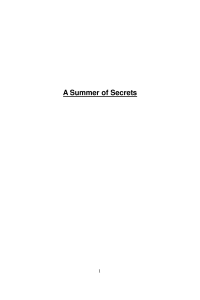 Bueckert Kelvin — A Summer of Secrets