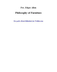Poe, Edgar Allan — Philosophy of Furniture