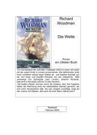 Woodman Richard — Die Wette