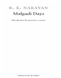 Narayan, R K — Malgudi Days