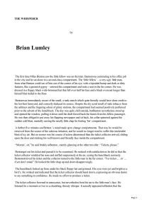 Lumley Brian — The Whisperer