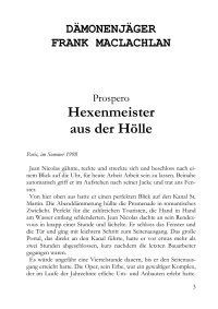 Prospero — Hexenmeister aus der Hölle